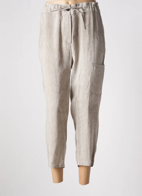 Pantalon 7/8 bej SARAH PACINI femeie