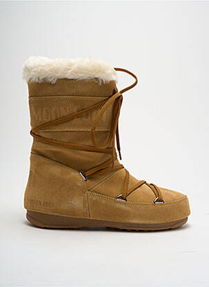 Botine/ghete umplută toc plat până la 3 cm maro MOON BOOT femeie