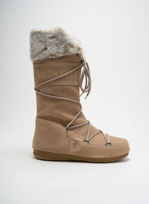 Cizme bej MOON BOOT femeie