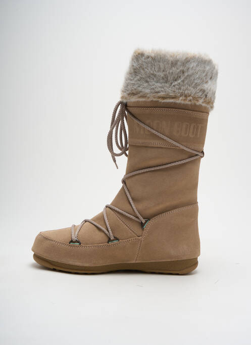 Cizme bej MOON BOOT femeie