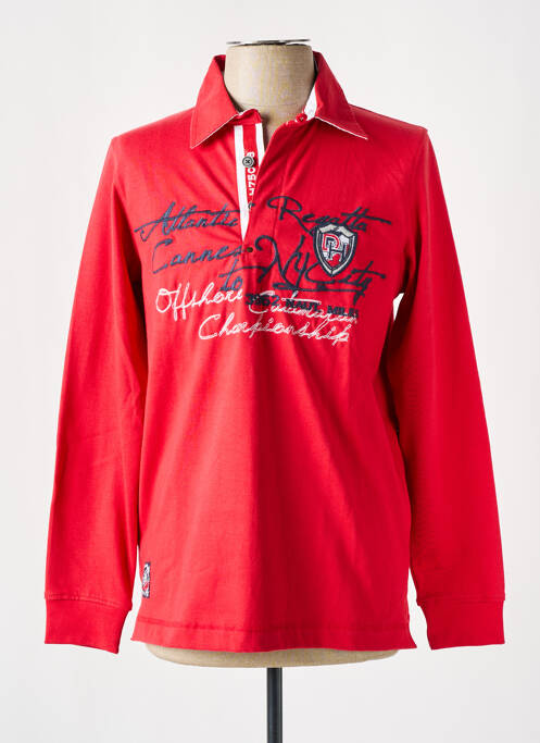 Polo roșu HECHTER STUDIO bărbat