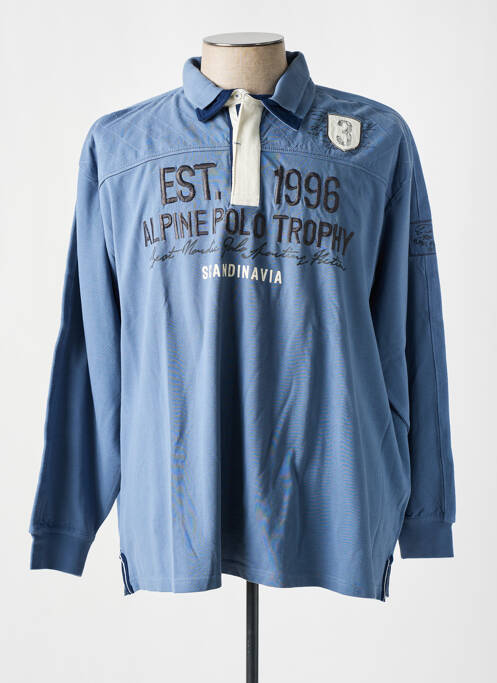 Polo albastru KITARO bărbat