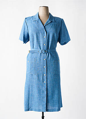 Rochie midi albastru GEVANA femeie