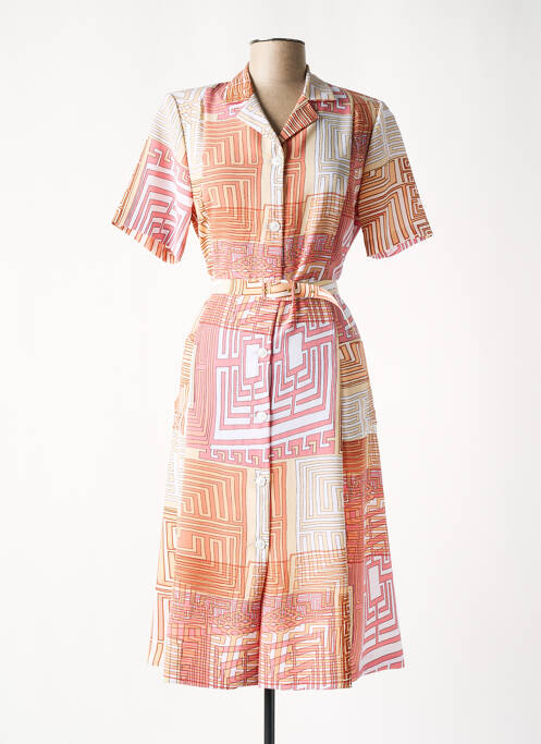 Rochie midi portocaliu GEVANA femeie