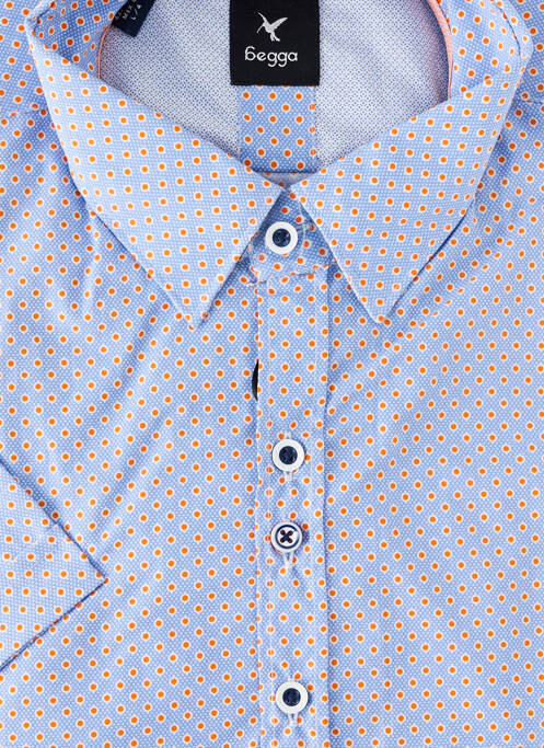 Cămașă cu mâneci scurte albastru BEGGA bărbat