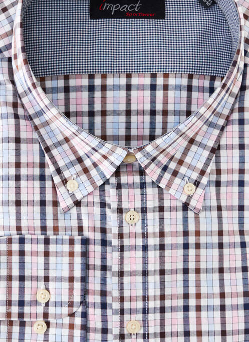 Cămașă cu mâneci lungi alb IMPACT bărbat