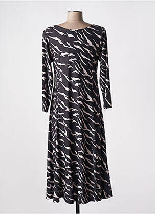 Rochie midi mâneci lungi mâneci lungi negru OLIVER JUNG femeie