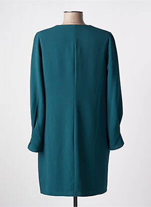 Rochie scurtă croială fluidă mâneci lungi verde TINTA STYLE femeie