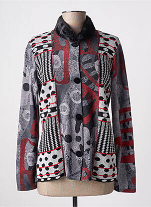 Vestă cu mâneci lungi gri KALISSON femeie