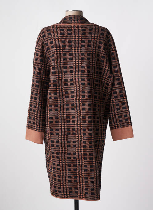 Palton lung maro MELANY femeie