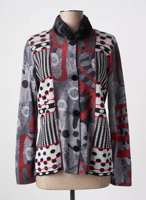 Vestă cu mâneci lungi gri KALISSON femeie