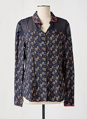 Cămașă croială dreaptă mâneci lungi albastru SAINT JAMES femeie
