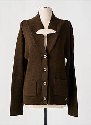 Vestă cu mâneci lungi maro TROPHEE DU MATELOT femeie