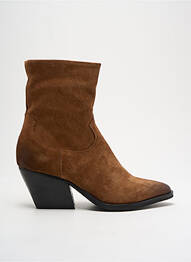 Botine/ghete vârf ascuțit toc de 4 la 6 cm maro SEMERDJIAN femme