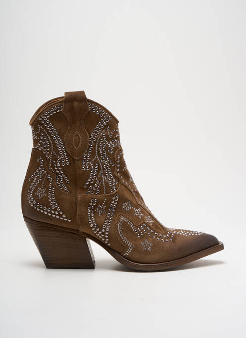 Botine/Ghete maro SEMERDJIAN femeie