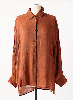 Cămașă maro GRACE & MILA femeie