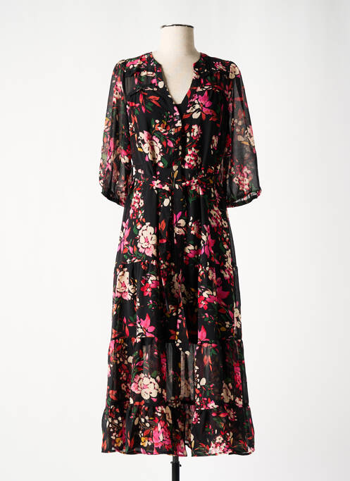 Rochie lungă negru GRACE & MILA femeie