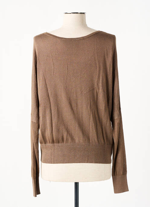 Vestă cu mâneci lungi maro GRACE & MILA femeie