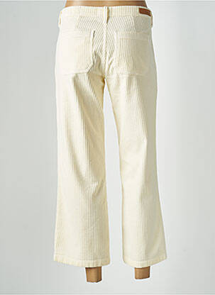 Pantalon 7/8 elasticitate mărime normală bej HAPPY femeie