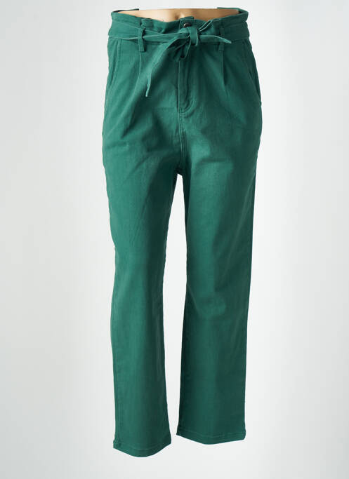 Blugi cu croială dreaptă verde GRACE & MILA femeie