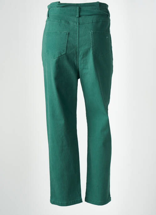 Blugi cu croială dreaptă verde GRACE & MILA femeie