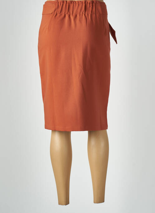 Fustă midi portocaliu GRACE & MILA femeie