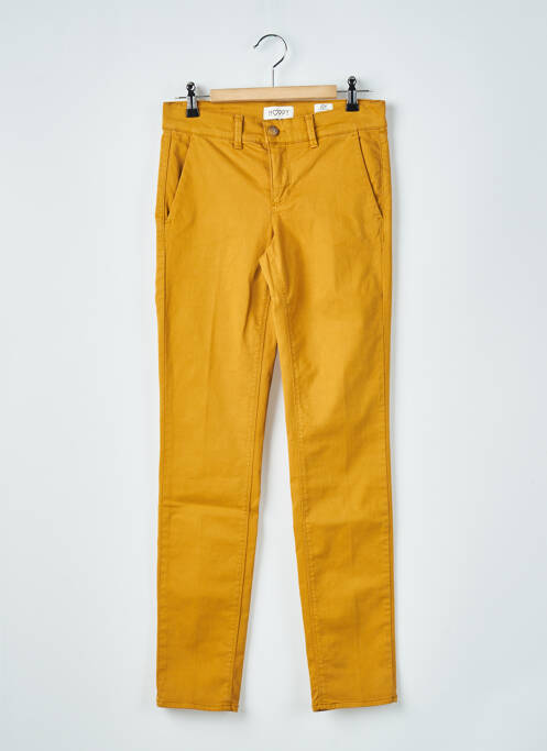 Pantalon chino galben HAPPY femeie