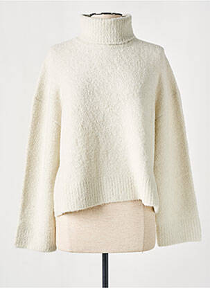Pulover cu guler înalt bej SAMSOE & SAMSOE femeie