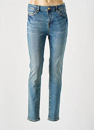 Blugi cu croială slim albastru BLUE DAZE femeie