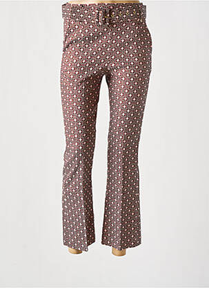 Pantalon 7/8 talie înaltă talie înaltă roșu KOCCA femeie
