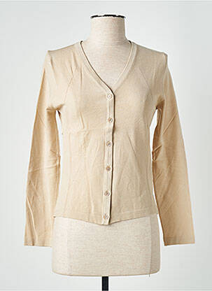 Vestă cu mâneci lungi bej STEFAN GREEN femeie