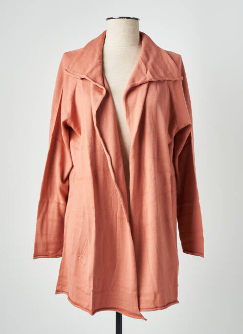 Vestă cu mâneci lungi roz STEFAN GREEN femeie