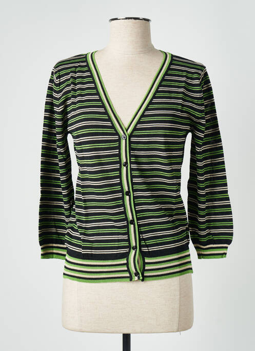 Vestă cu mâneci lungi verde STEFAN GREEN femeie