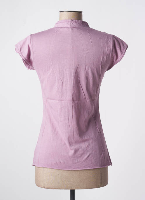 Vestă cu mâneci scurte violet STEFAN GREEN femeie