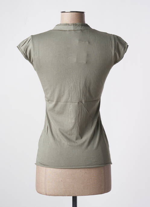 Vestă cu mâneci scurte verde STEFAN GREEN femeie