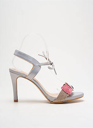 Sandale/Pantofi decupați argintiu LODI femeie