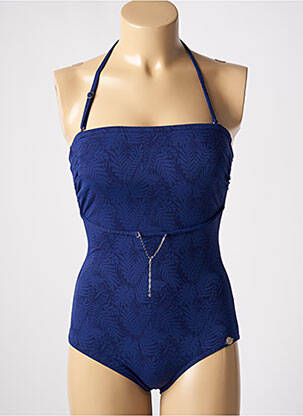 Costum de baie dintr-o singură piesă albastru SUN PLAYA femeie