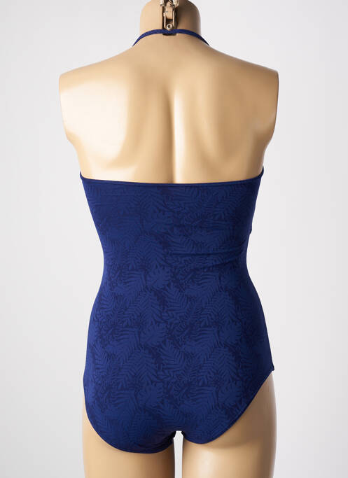 Costum de baie dintr-o singură piesă albastru SUN PLAYA femeie