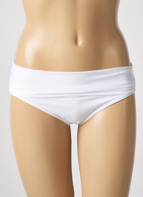 Chiloți de baie alb LAGON BLEU femeie