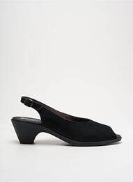 Sandale/pantofi decupați închidere cu buclă(e) toc de 4 la 6 cm negru MEPHISTO femme