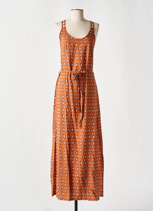 Rochie lungă maro COTON DU MONDE femeie