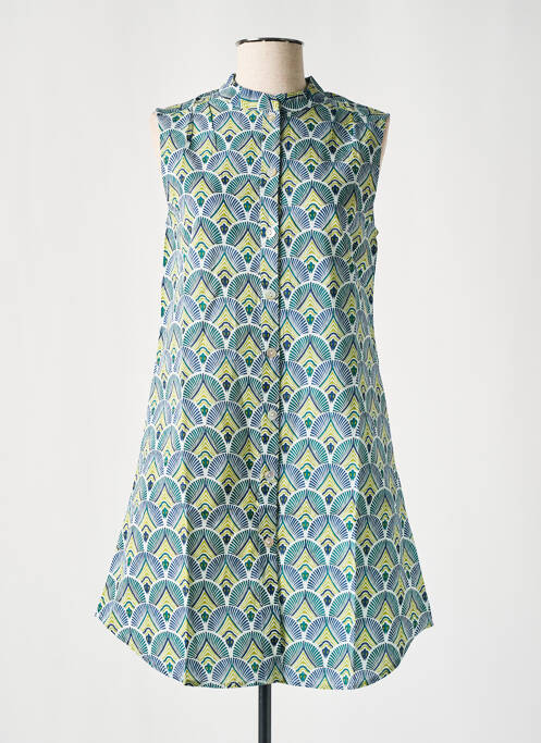 Rochie scurtă verde COTON DU MONDE femeie