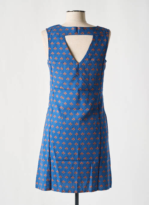 Rochie scurtă albastru COTON DU MONDE femeie