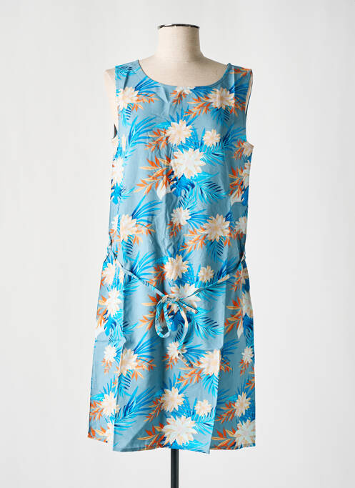 Rochie scurtă albastru COTON DU MONDE femeie