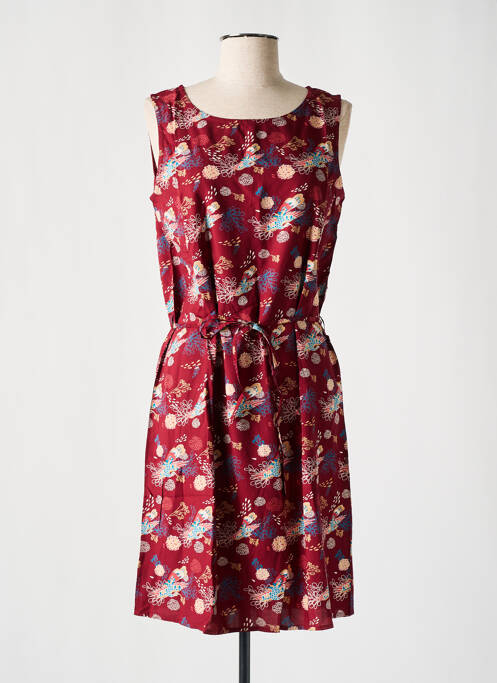 Rochie scurtă roșu COTON DU MONDE femeie