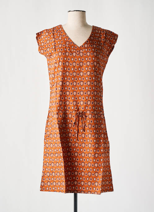 Rochie scurtă portocaliu COTON DU MONDE femeie