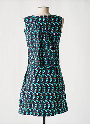 Rochie scurtă fără mâneci fără mâneci negru COTON DU MONDE femeie