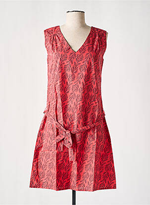 Rochie scurtă roz COTON DU MONDE femeie