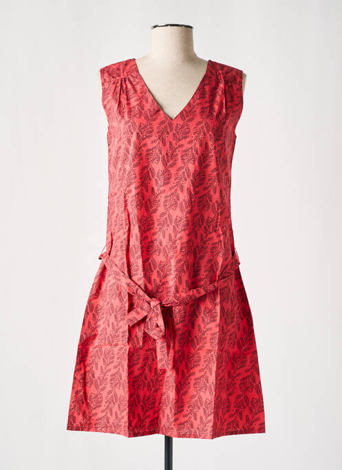 Rochie scurtă fără mâneci fără mâneci roz COTON DU MONDE femme