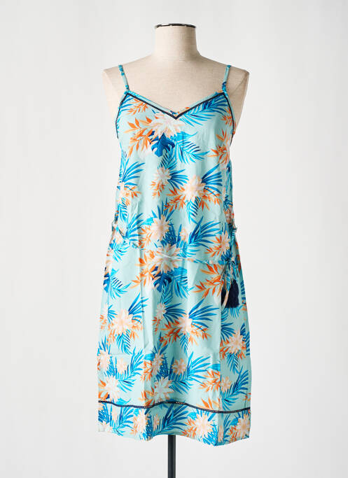 Rochie midi albastru COTON DU MONDE femeie